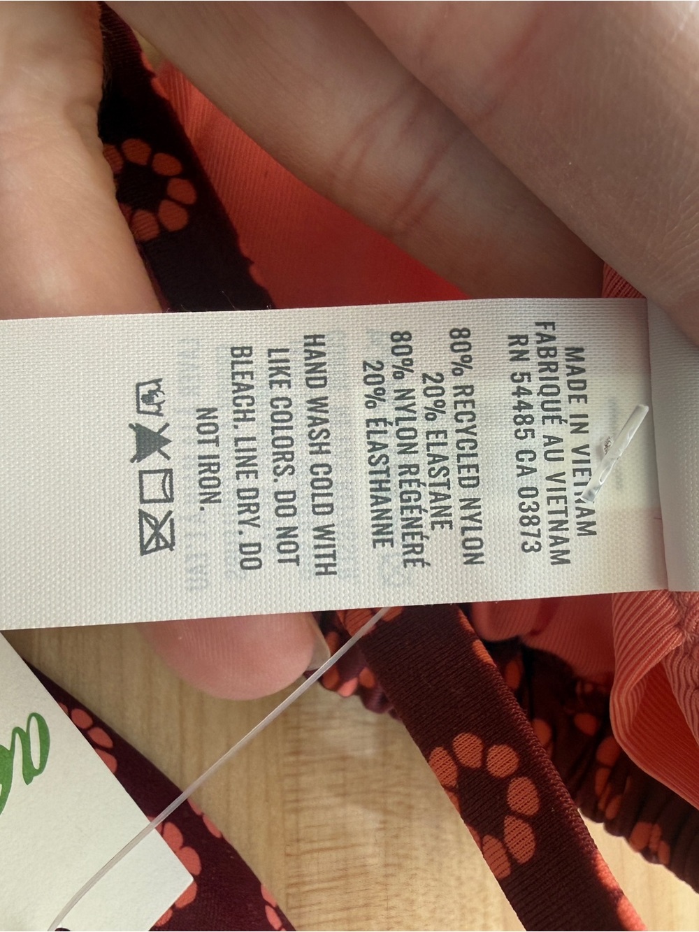 NWT Aerie Triangle Wide Strap Bikini Top - Picture 8 of 9